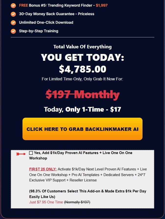 BacklinkMaker AI Review 2025 