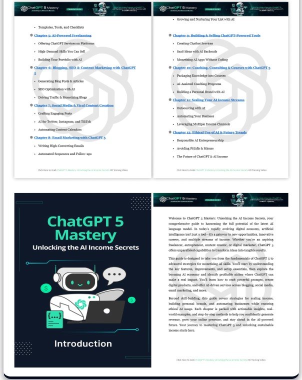 ChatGPT 5 Mastery PLR Review