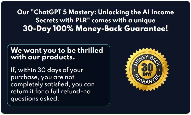 ChatGPT 5 Mastery PLR Review