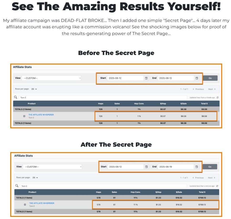 The Secret Page Review