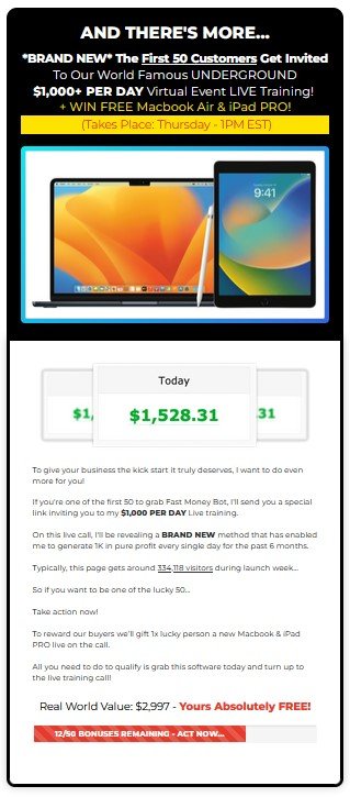 Fast Money Bot Review