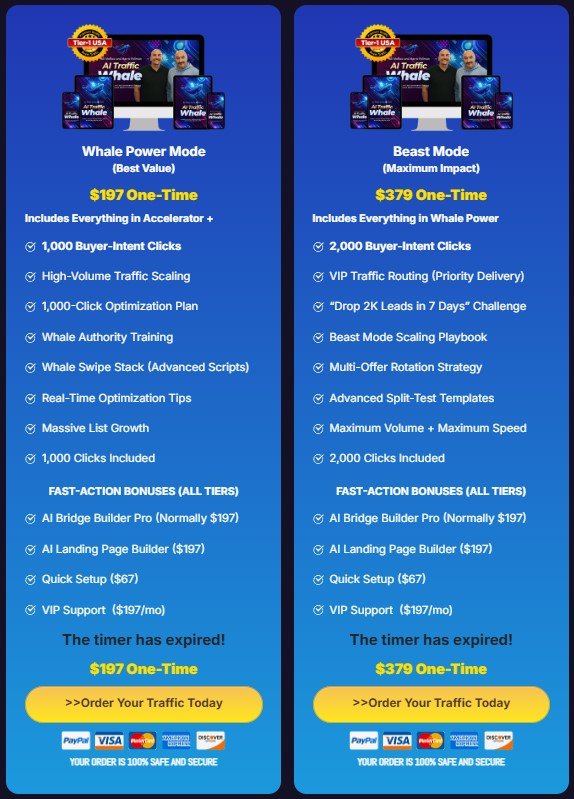 AI Traffic Whale Review