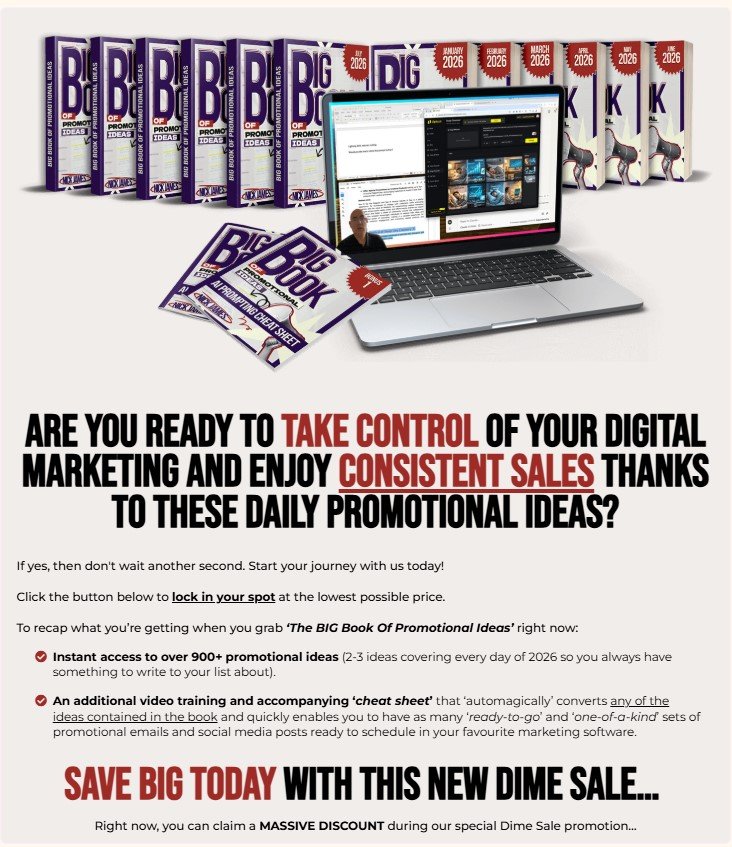 Big Book Of Promotional Ideas Review