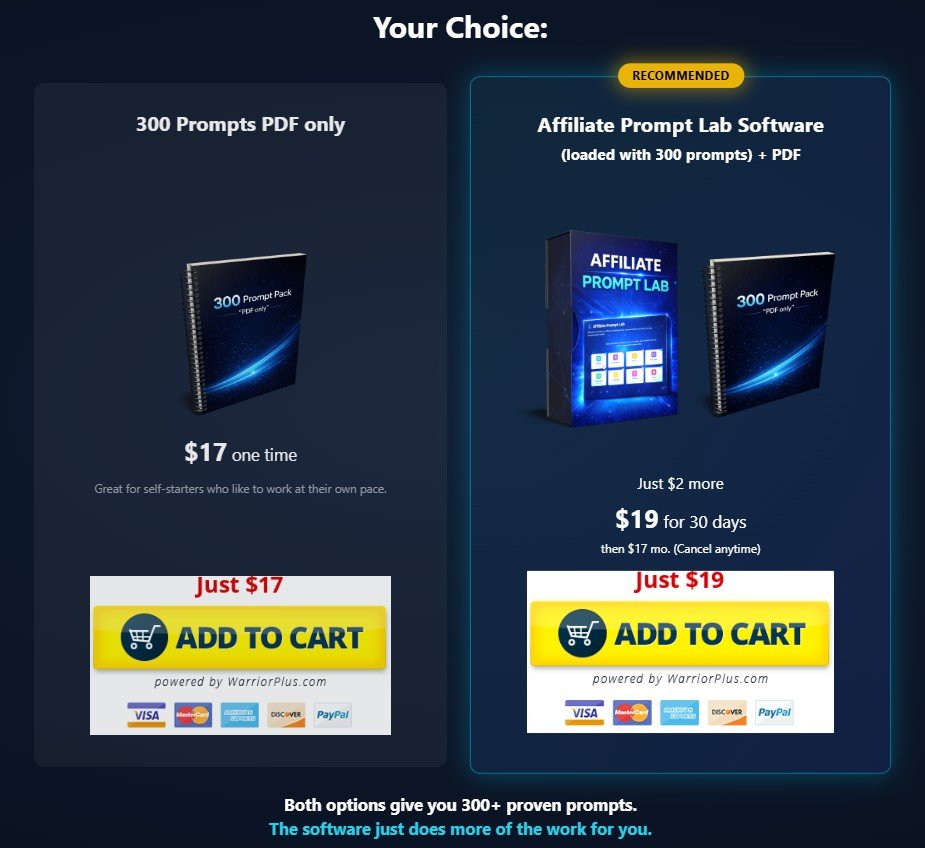 Affiliate Prompt Lab Review