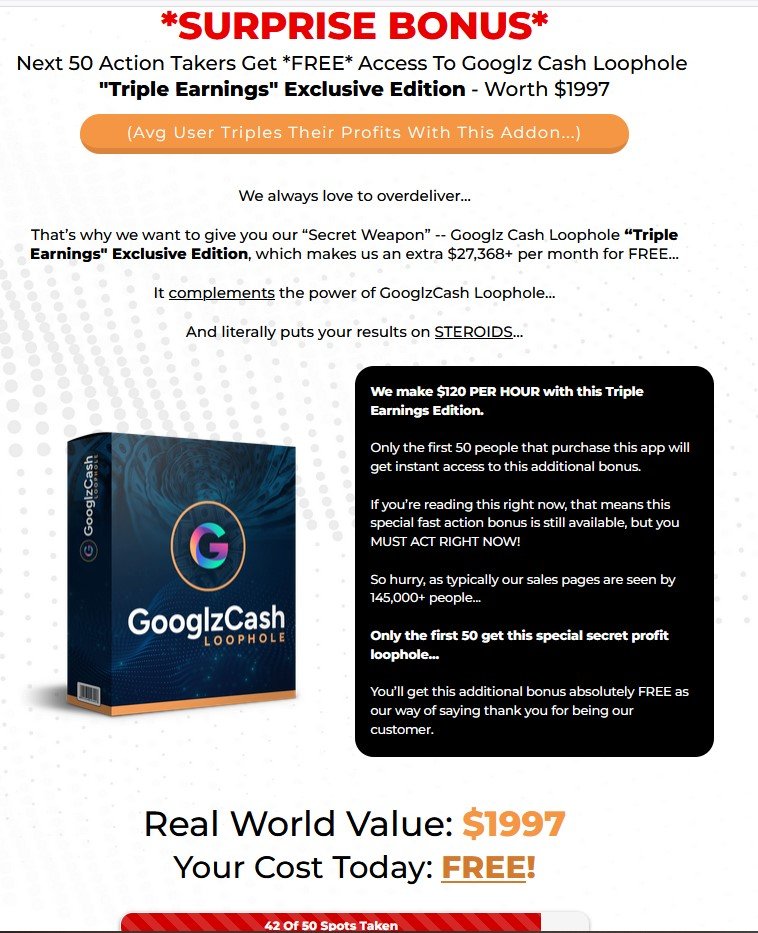Googlz Cash Loophole Review