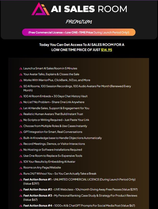 AI Sales Room Review