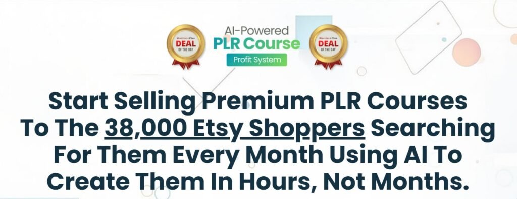 AI-Powered PLR Course Profit System Review