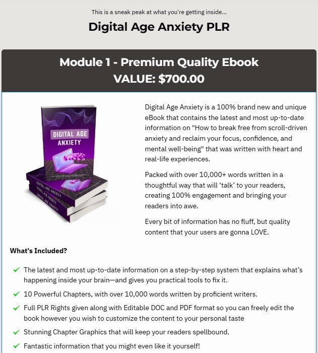Digital Age Anxiety Review