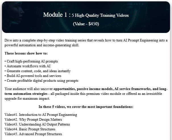 AI Prompt Engineering Mastery With PLR Review