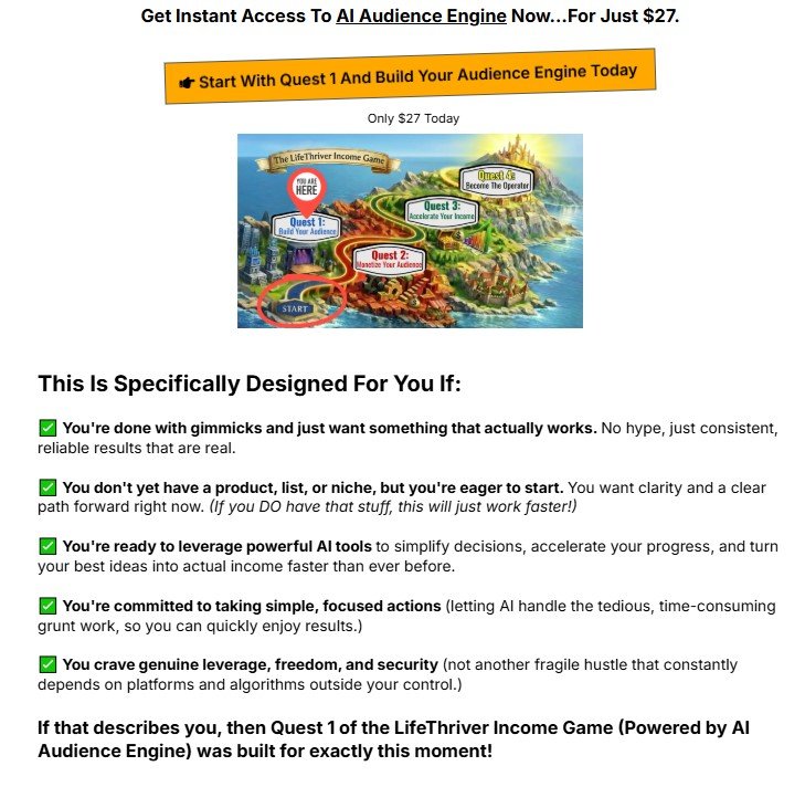 LifeThriver Income Game Review