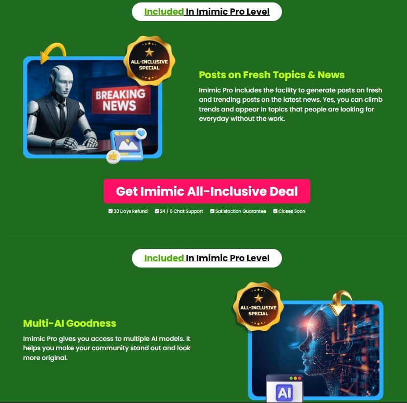 Imimic Review & Bonus