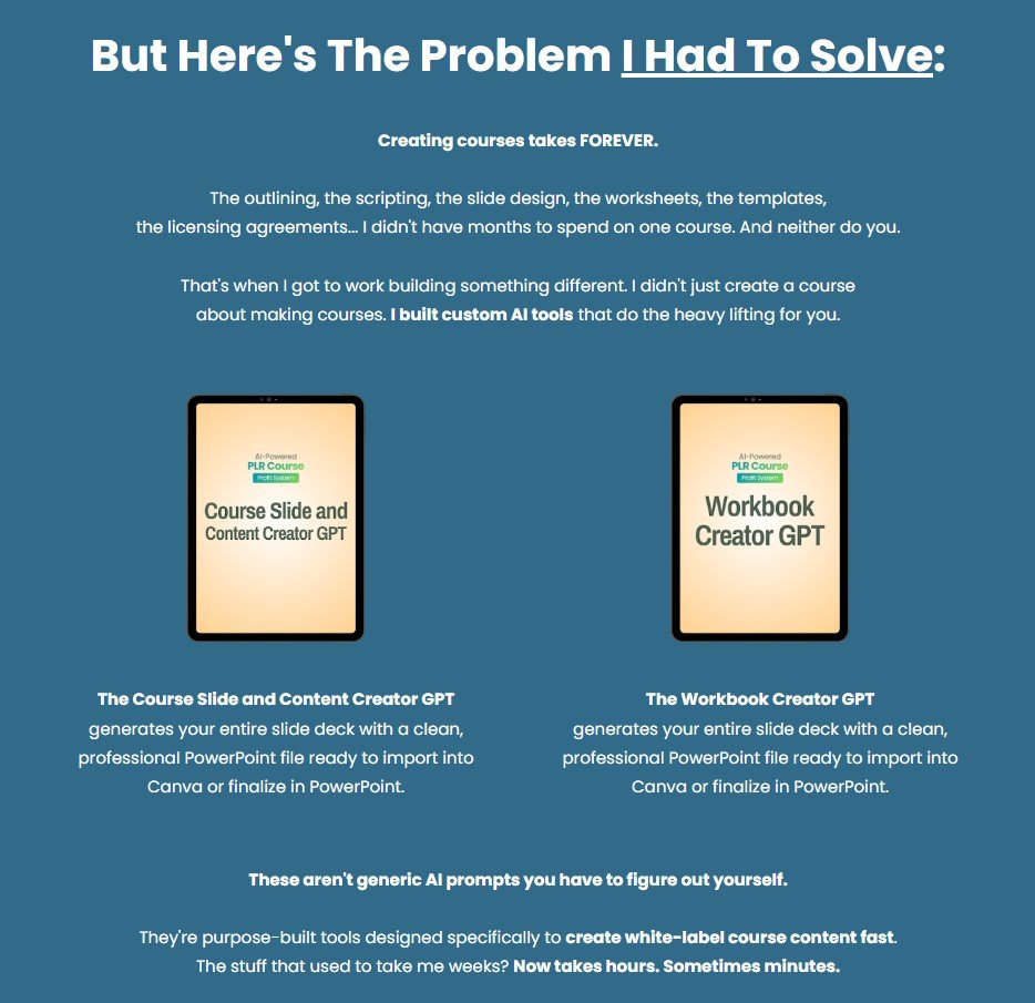 AI-Powered PLR Course Profit System Review