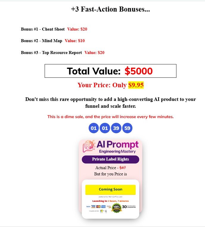 AI Prompt Engineering Mastery With PLR Review