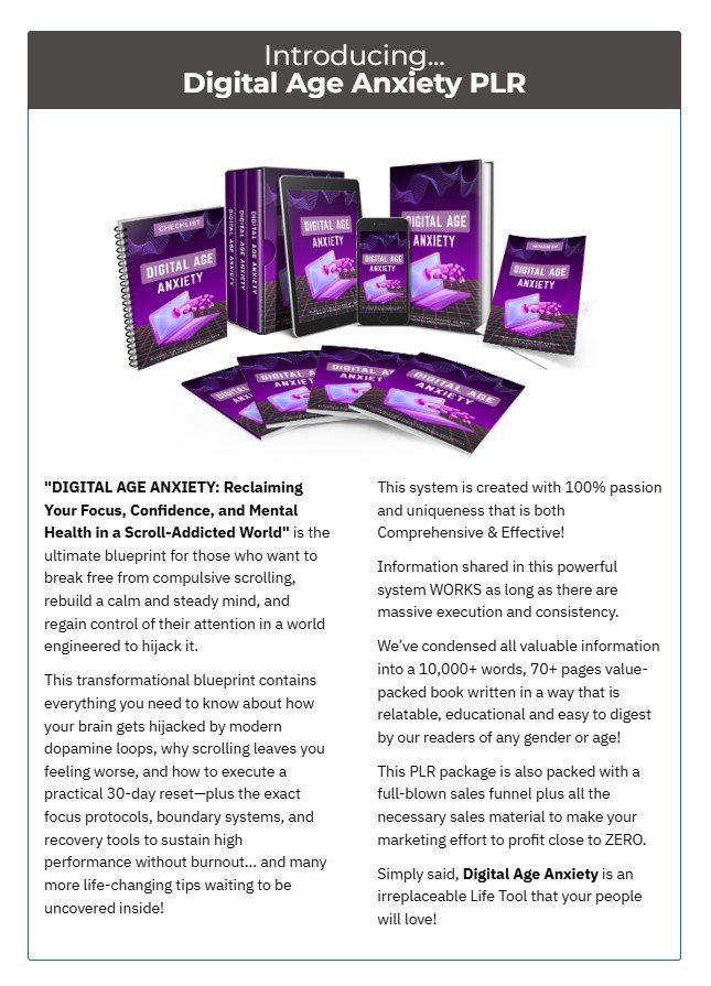 Digital Age Anxiety Review