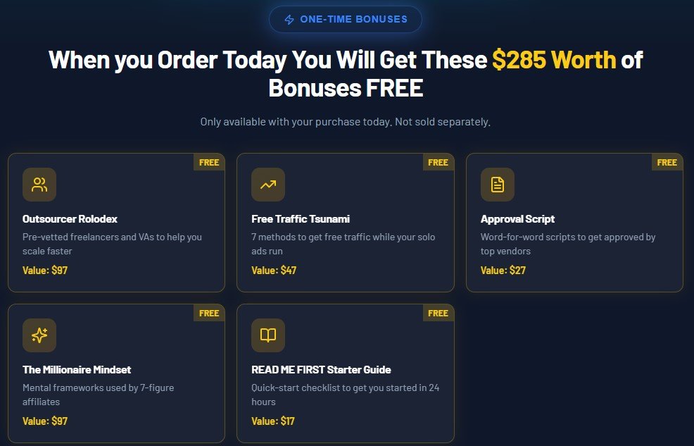 Solo Ads Freedom Stack Review