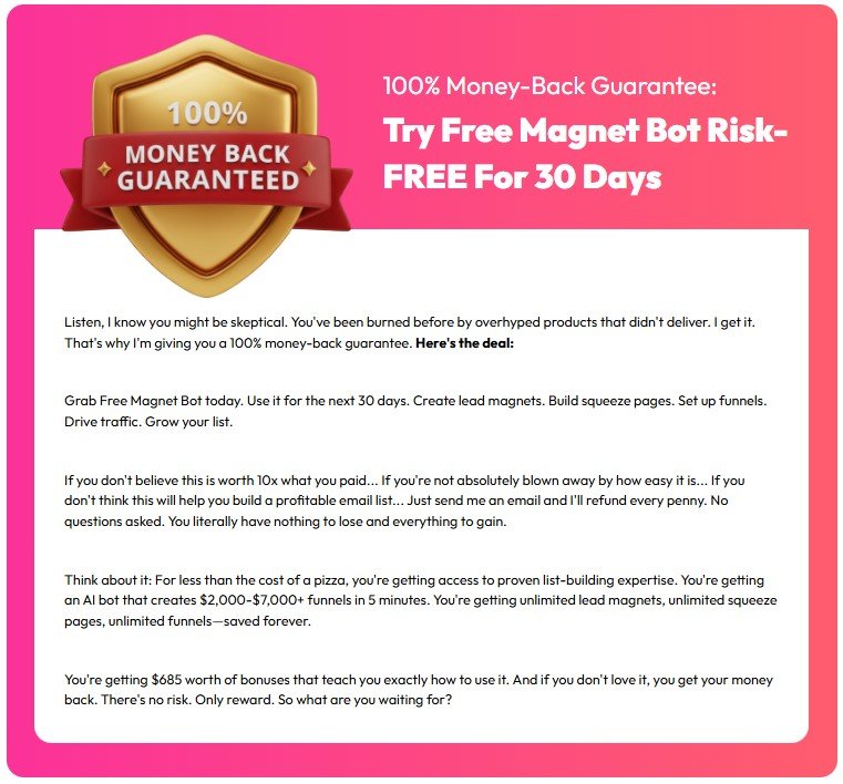 Free Magnet Bot AI Review