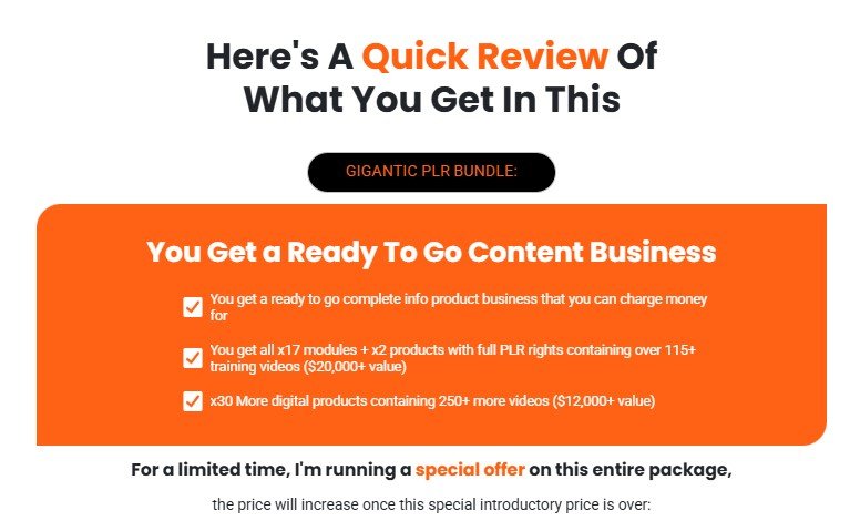 PLR Mega Vault Review