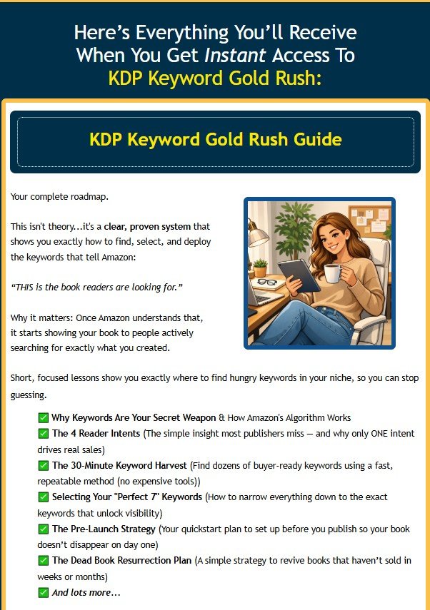 KDP Keyword Gold Rush Review