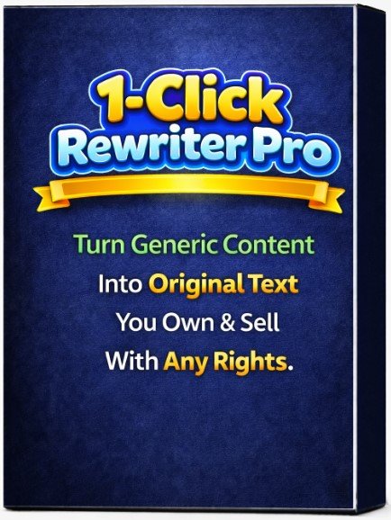 1-Click Rewriter Pro Review