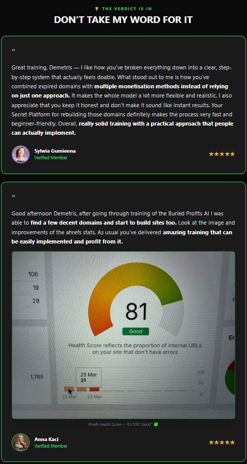 Buried Profits AI Review