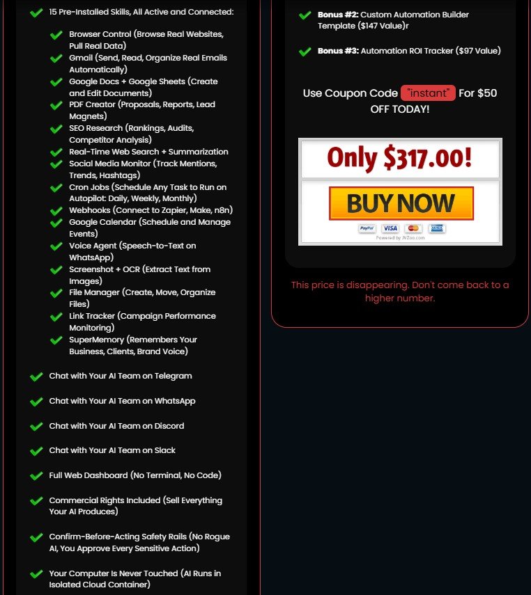 InstantlyClaw Review