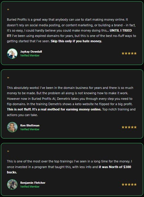 Buried Profits AI Review