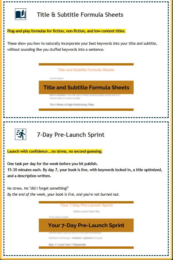 KDP Keyword Gold Rush Review