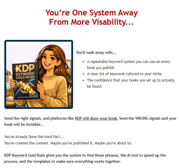 KDP Keyword Gold Rush Review
