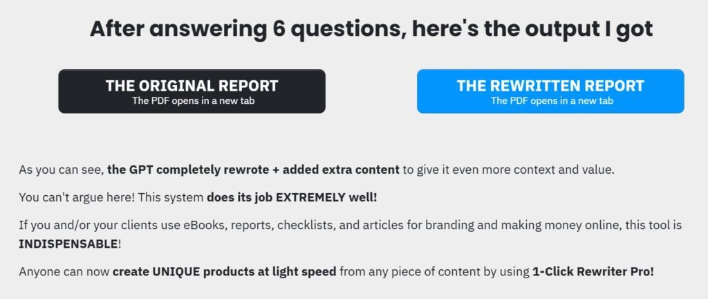1-Click Rewriter Pro Review