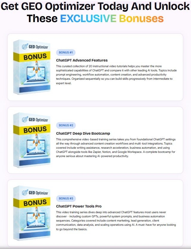 GEO Optimizer Review