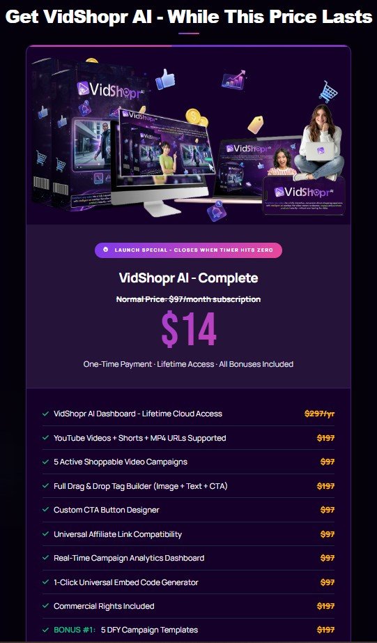 VidShopr AI Review