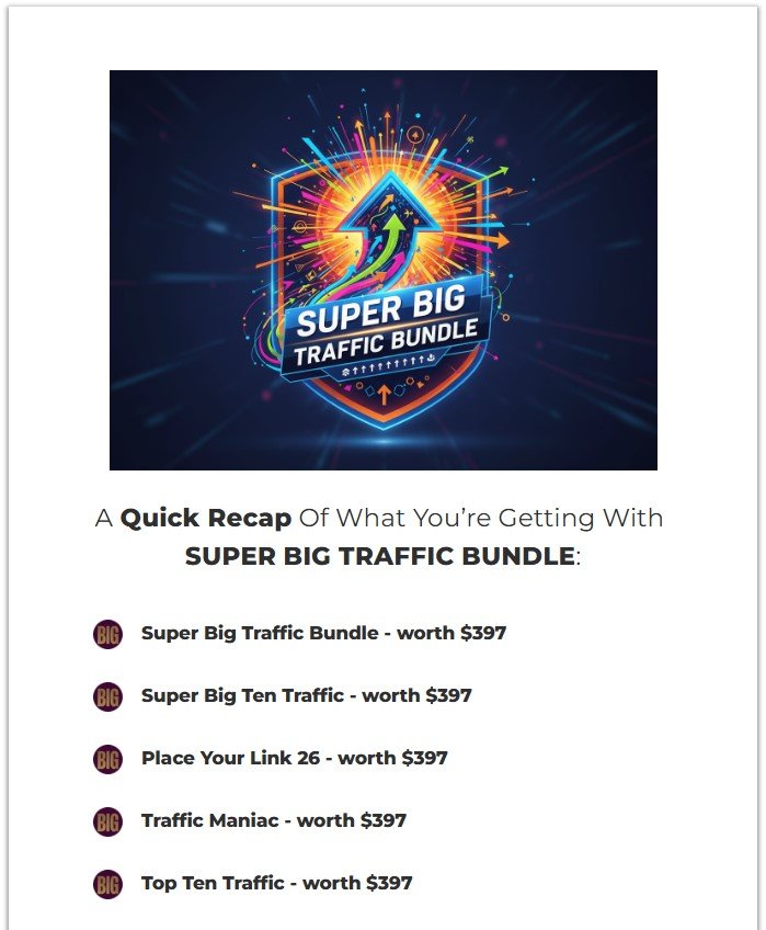 Super Big Traffic Bundle Review