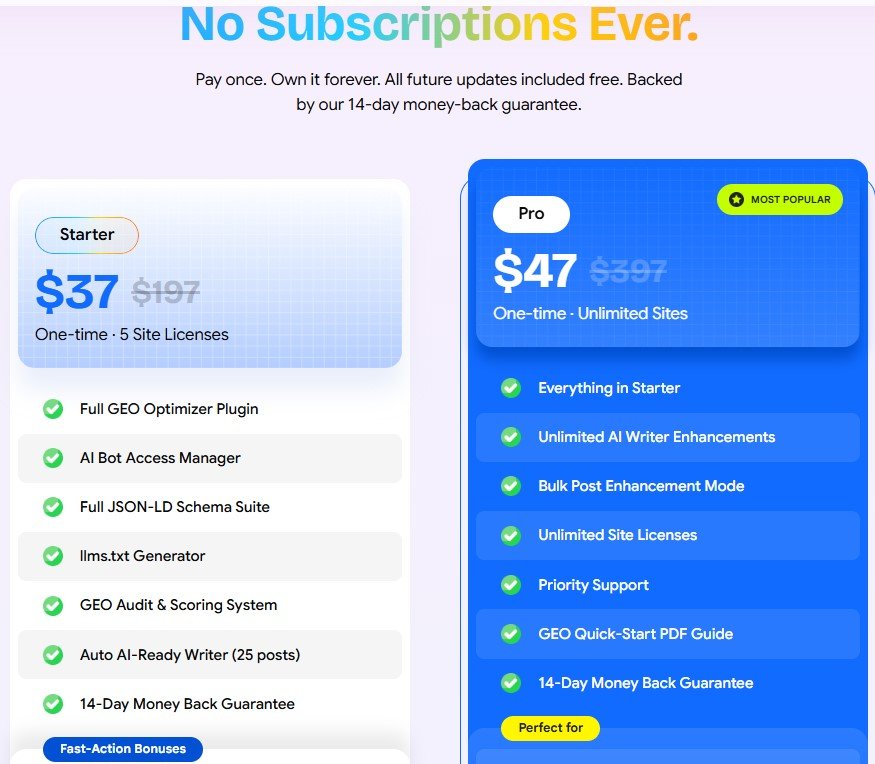 GEO Optimizer Review