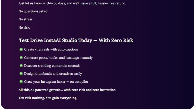 InstaAI Studio Review