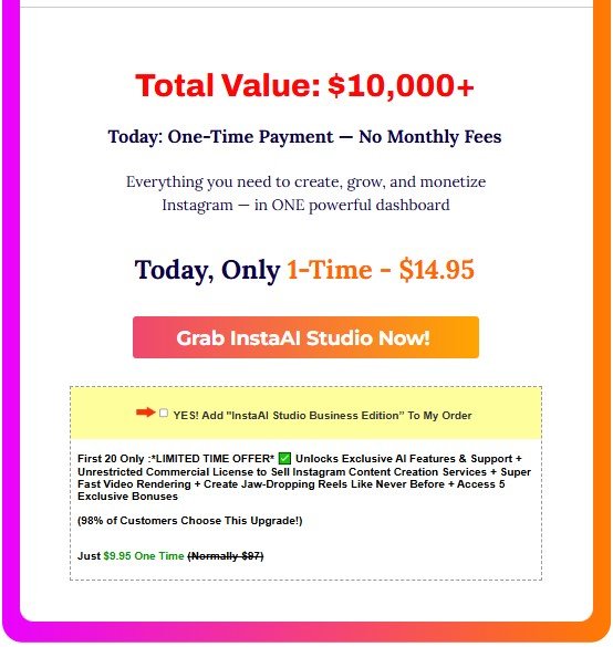 InstaAI Studio Review