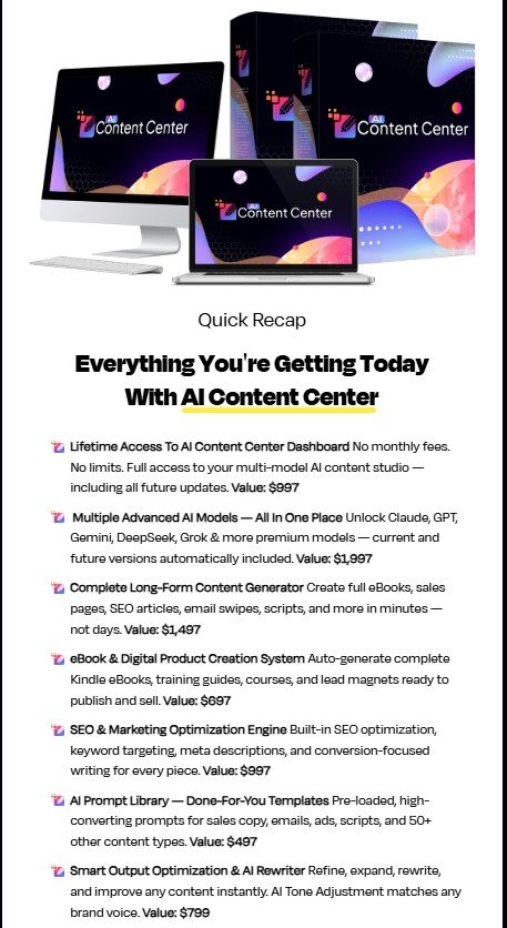 AI Content Center Review