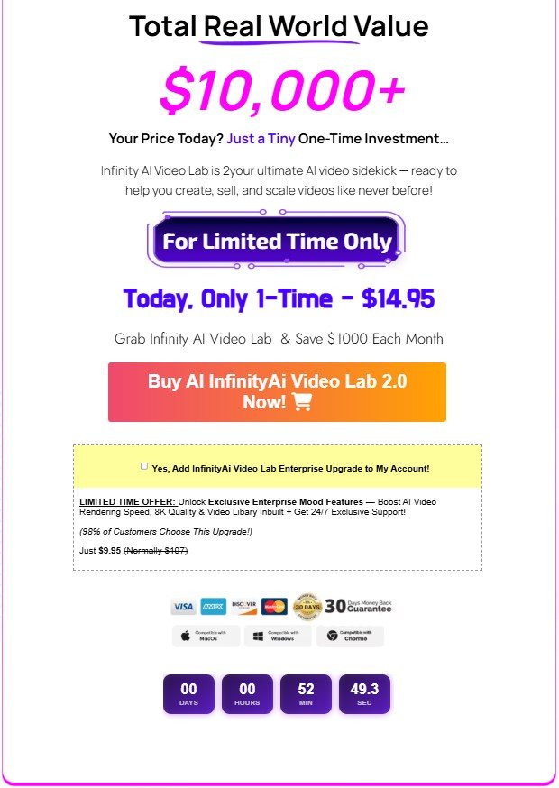 InfinityAI Video Lab 2.0 Review
