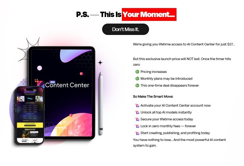 AI Content Center Review