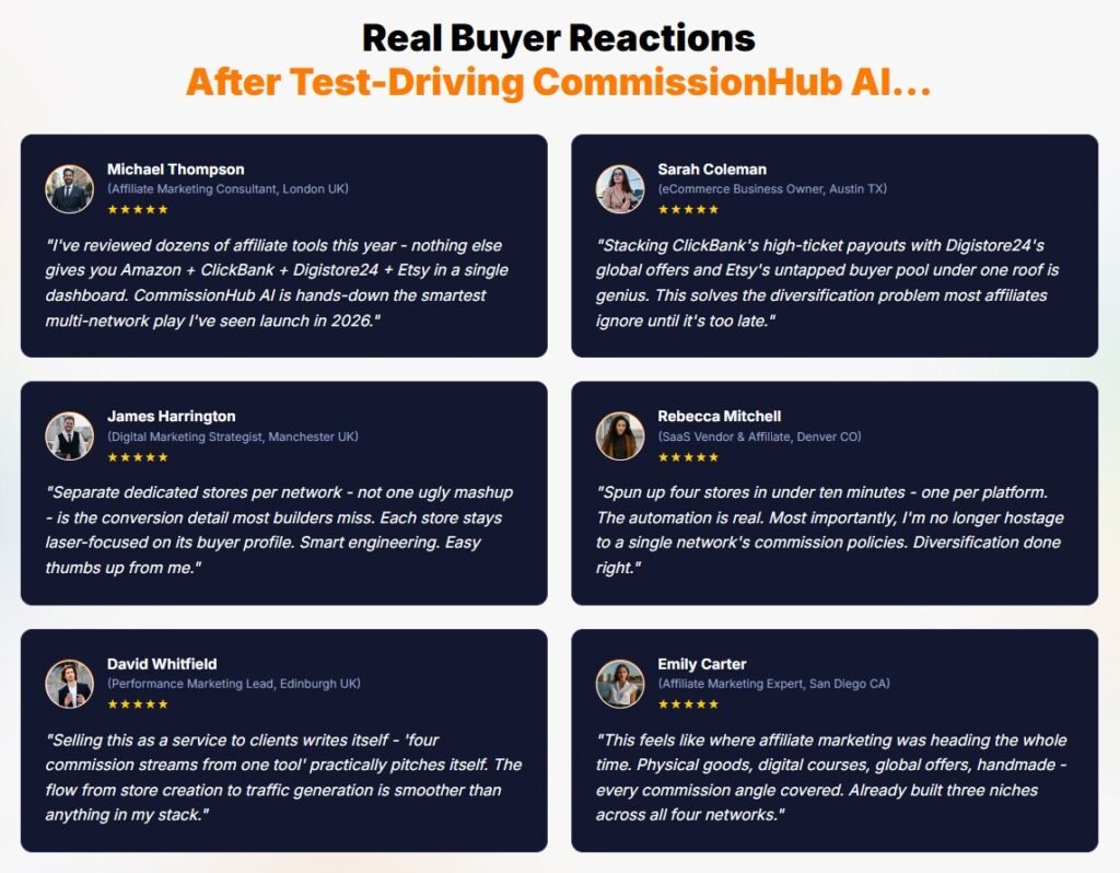 Commission Hub AI Review