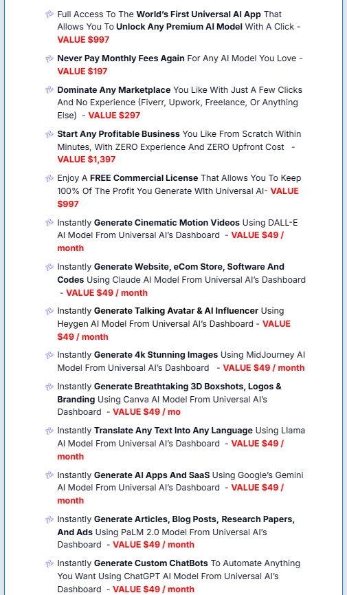 Universal AI Review