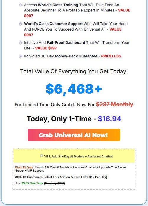 Universal AI Review