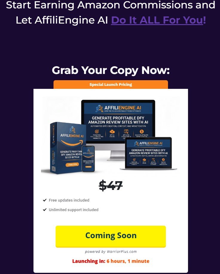 AffiliEngine AI Review