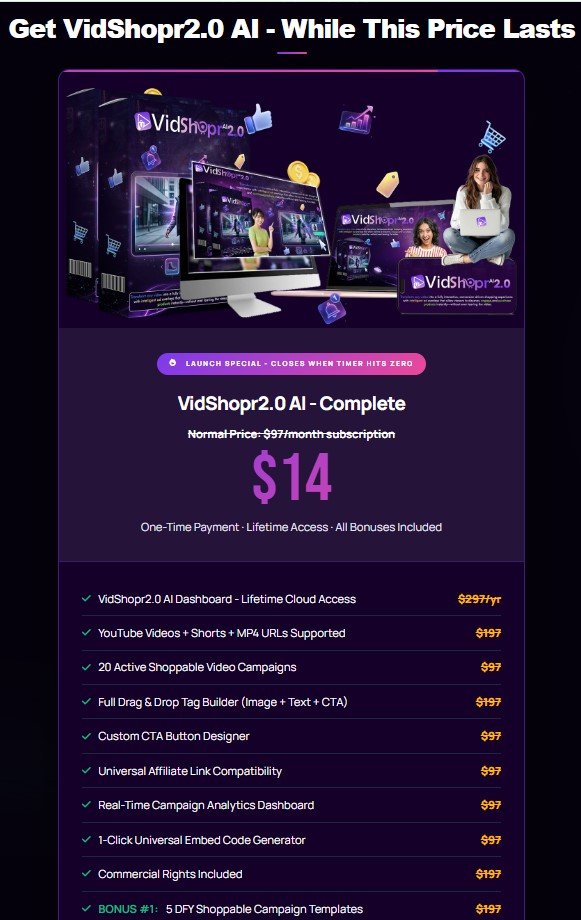 VidShopr AI 2.0 Review