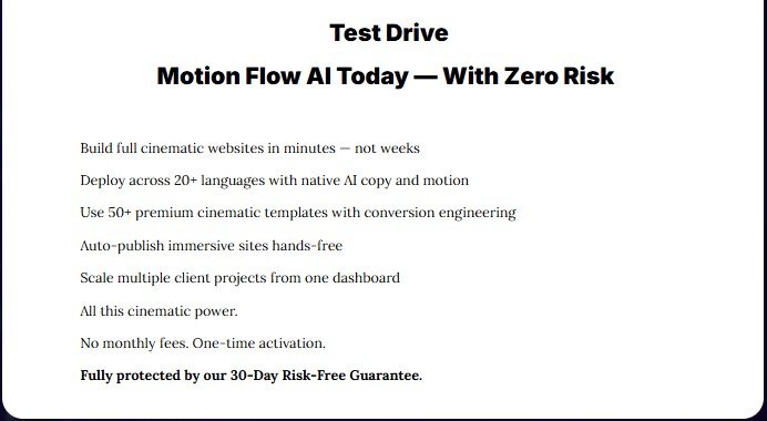 Motionflow Web Builder Review