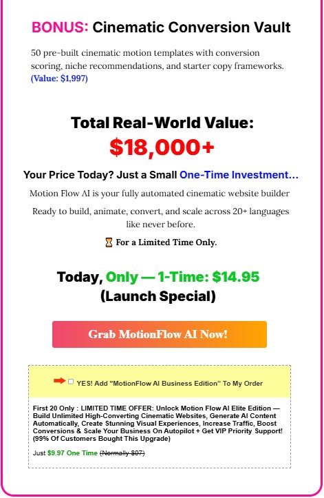 Motionflow Web Builder Review