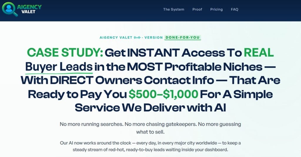 Aigency Valet vDFY Review