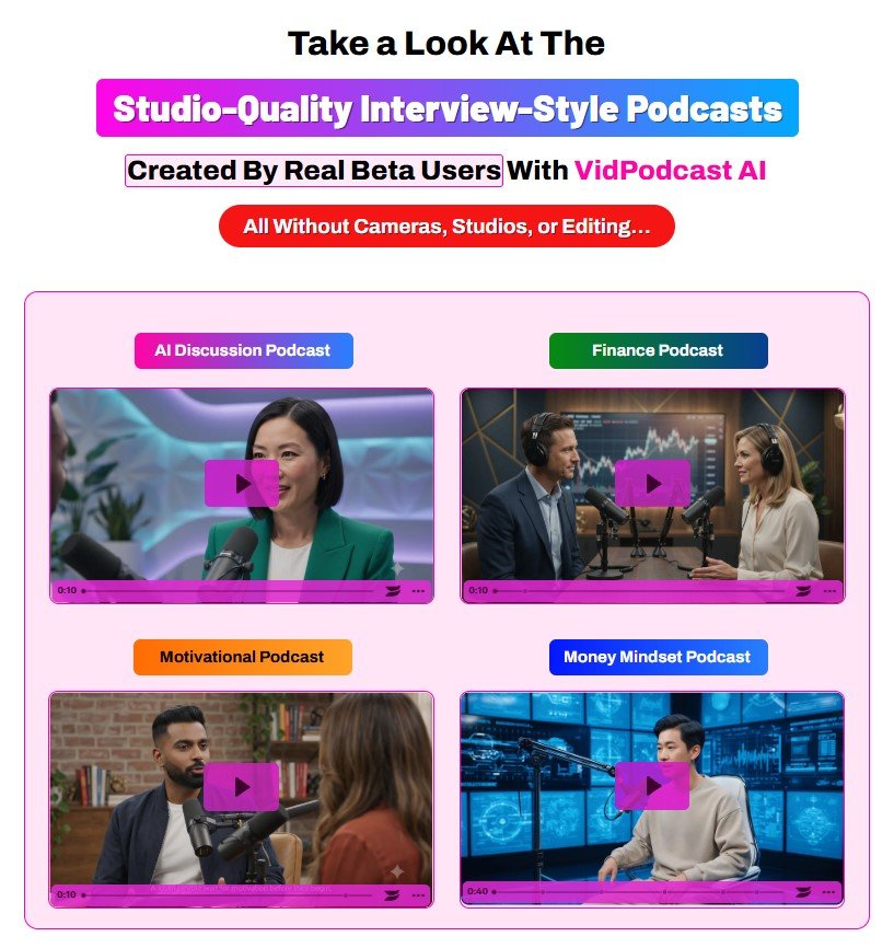 VidPodcast AI