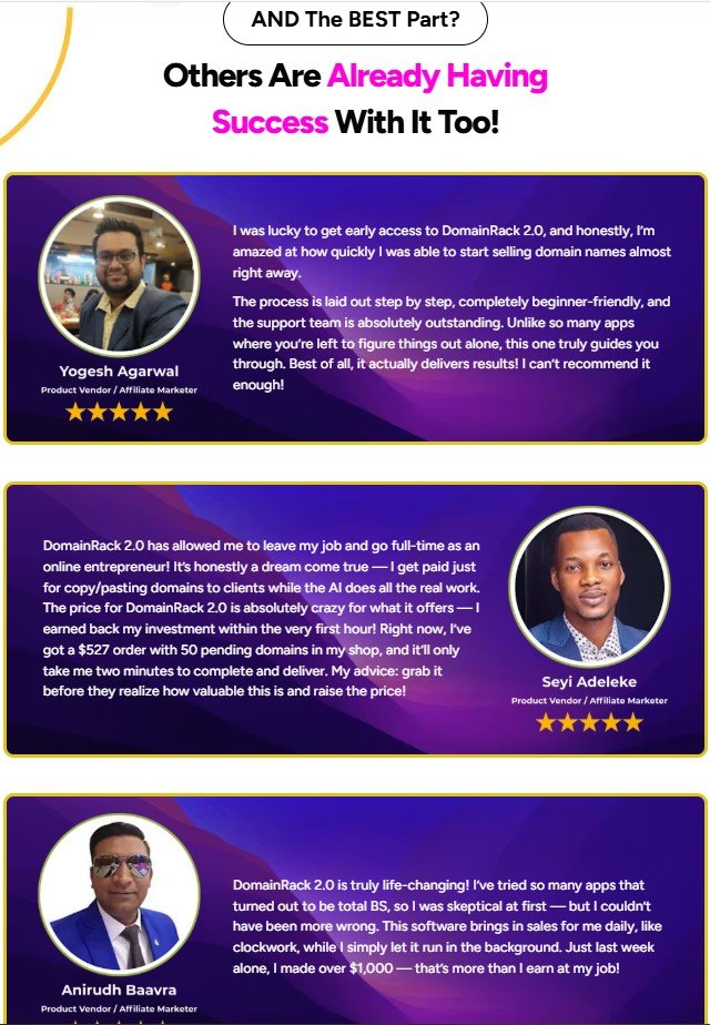 DomainRack 2.0 Review