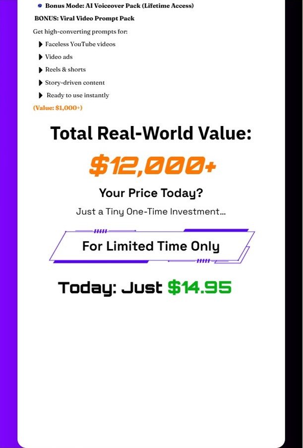 AI Long Video Creator Lifetime Deal