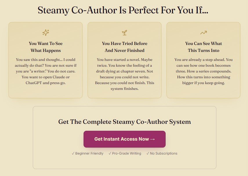 Steamy Co-Author Review